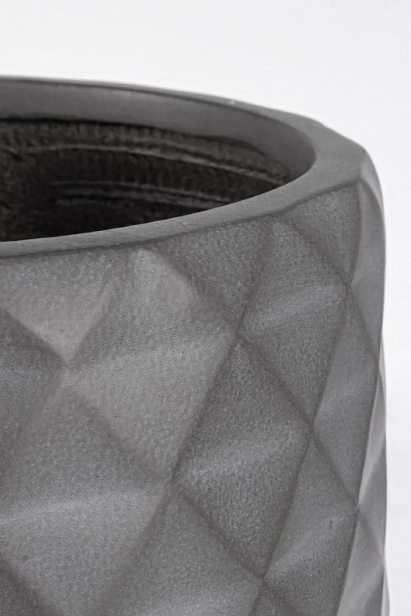 Clearance Bizzotto SET3 VASO PYRAMID BOMB ANTRACITE