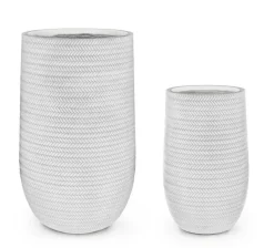Online Bizzotto SET2 VASO TRESSAGE TO ALTO BIANCO