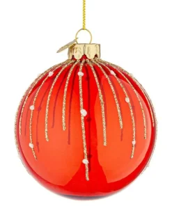 Discount Bizzotto SFERA VT SPARKLE ROSSO D80