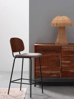 Discount Bizzotto SGABELLO BAR GRIGIO - SIENNA