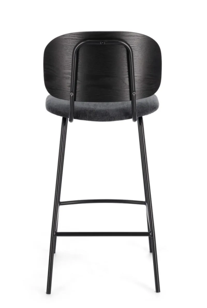 Discount Bizzotto SGABELLO BAR GRIGIO SCURO - SIENNA