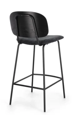 Discount Bizzotto SGABELLO BAR GRIGIO SCURO - SIENNA