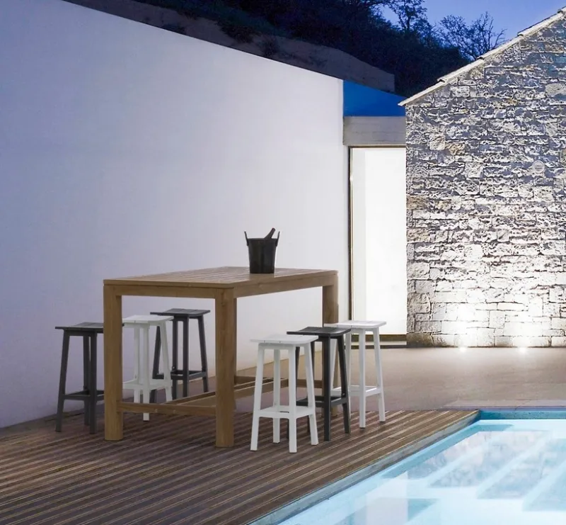 Sale Bizzotto SGABELLO BAR IN ALLUMINIO ANTRACITE YK13 - SKIPPER