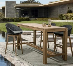 New Bizzotto SGABELLO BAR IN CORDA PER ESTERNO ANTRACITE - COACHELLA