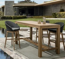 New Bizzotto SGABELLO BAR IN CORDA PER ESTERNO ANTRACITE - COACHELLA