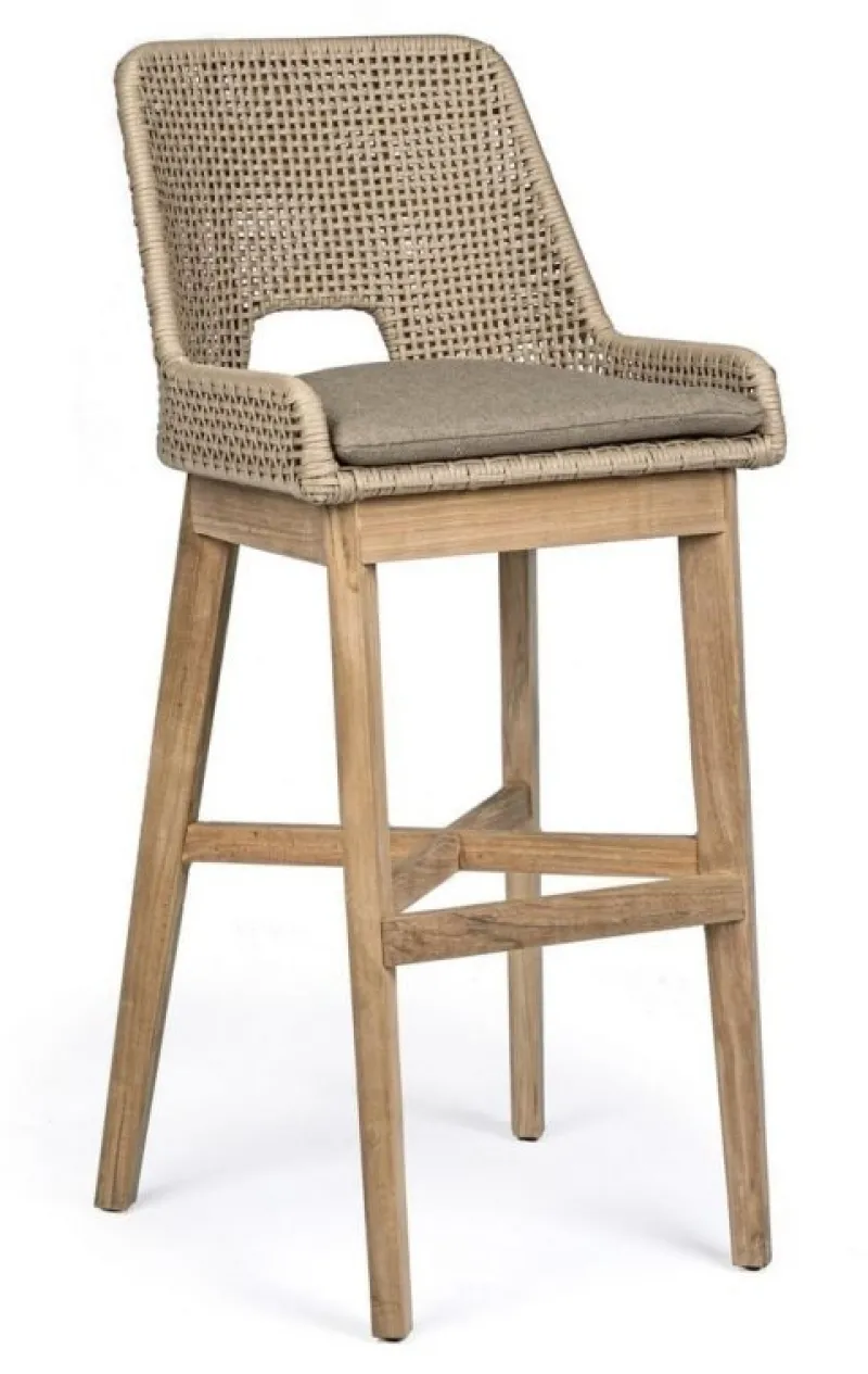 Discount Bizzotto SGABELLO BAR IN CORDA PER ESTERNO TOROTRA - HESPERIA