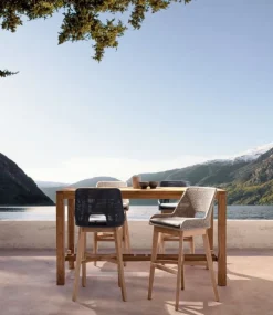 Discount Bizzotto SGABELLO BAR IN CORDA PER ESTERNO TOROTRA - HESPERIA