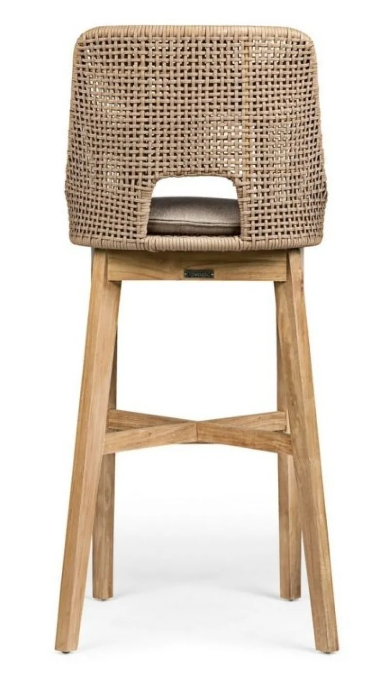 Discount Bizzotto SGABELLO BAR IN CORDA PER ESTERNO TOROTRA - HESPERIA