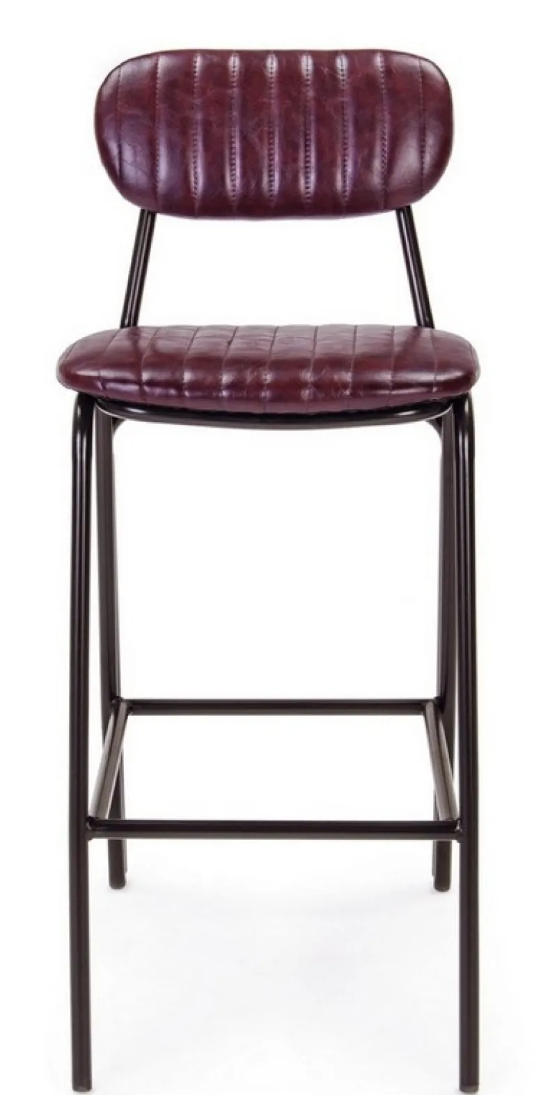 Hot Bizzotto SGABELLO BAR IN ECOPELLE BORDEAUX - DEBBIE