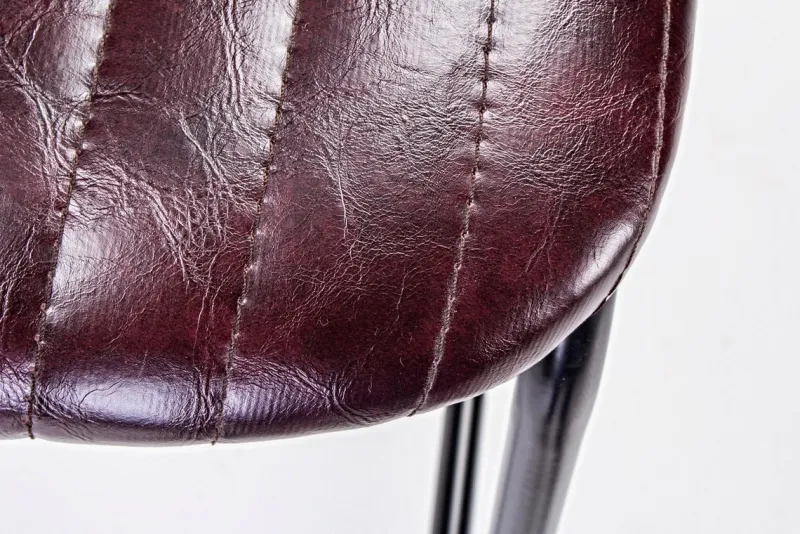 Hot Bizzotto SGABELLO BAR IN ECOPELLE BORDEAUX - DEBBIE