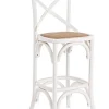 Sale Bizzotto SGABELLO BAR IN LEGNO BIANCO - CROSS