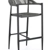 Online Bizzotto SGABELLO BAR JANDIA ANTRACITE/GRIGIO
