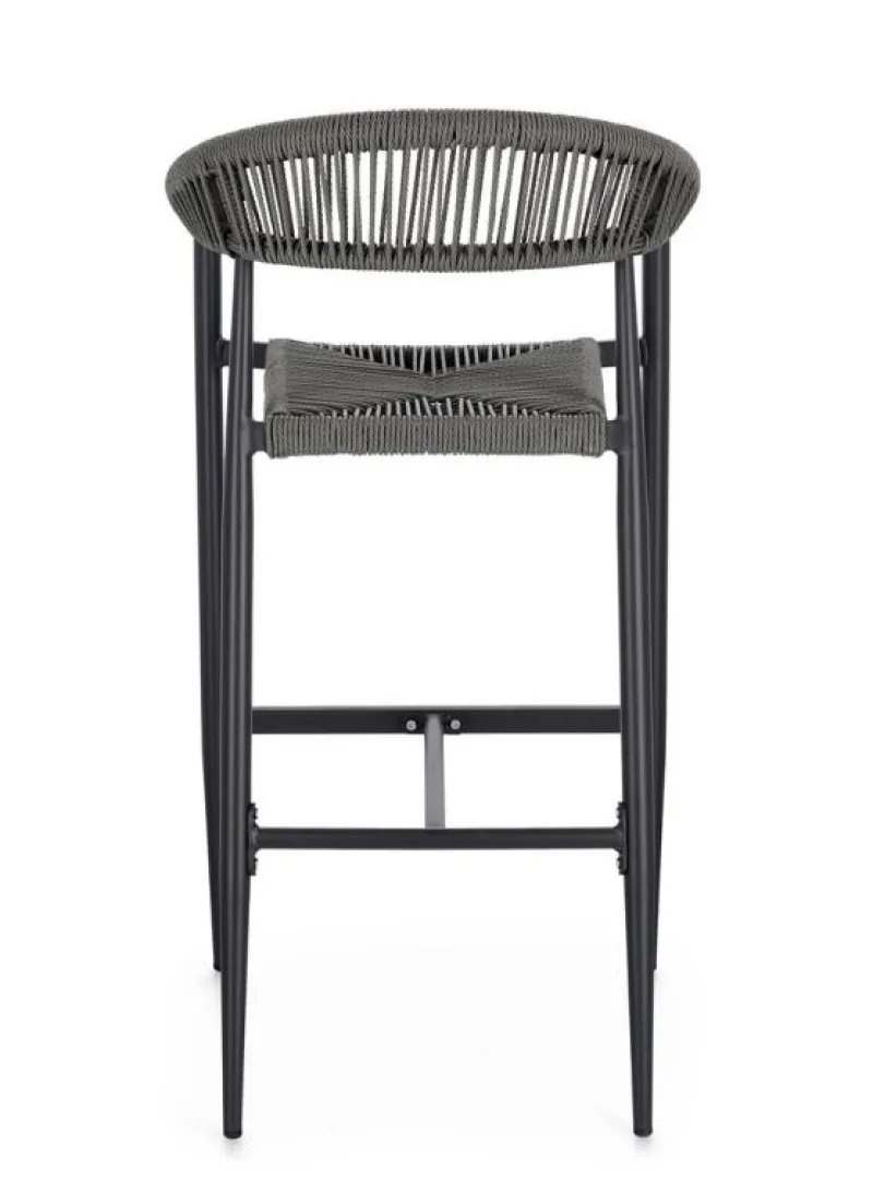 Online Bizzotto SGABELLO BAR JANDIA ANTRACITE/GRIGIO