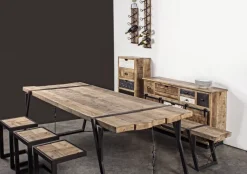 Bizzotto SGABELLO IN METALLO H47 - BLOCKS