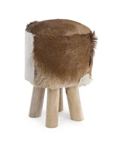 Clearance Bizzotto SGABELLO IN PELLE - MALAK