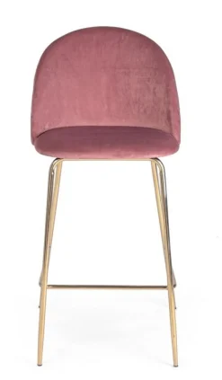 New Bizzotto SGABELLO IN VELLUTO BLUSH - CARRY