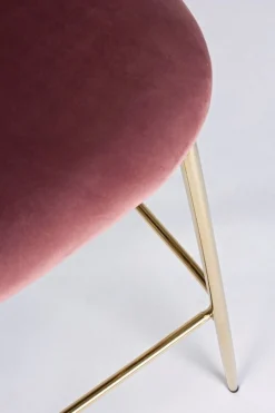 New Bizzotto SGABELLO IN VELLUTO BLUSH - CARRY