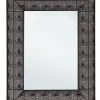 Clearance Bizzotto SPECCHIO C-C LARJAM NERO 70X90,5