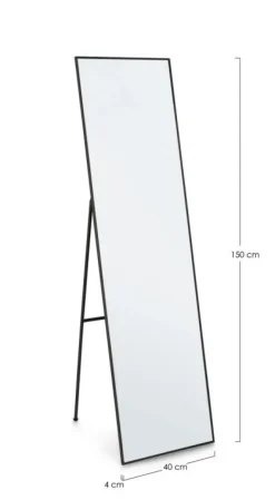 Best Bizzotto SPECCHIO ST C-C UNIVERSE NERO 40X150