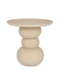New Bizzotto TAVOLINO IN ACCIAIO BEIGE - ALPA