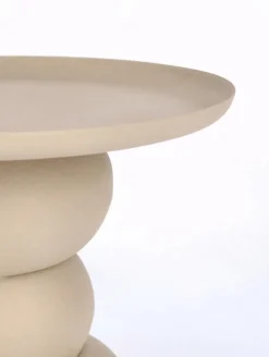 New Bizzotto TAVOLINO IN ACCIAIO BEIGE - ALPA