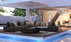 Discount Bizzotto TAVOLINO IN ALLUMINIO ANTRACITE YK13 - RIDLEY