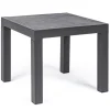 Outlet Bizzotto TAVOLINO IN ALLUMINIO ANTRACITE JX55 - KLEDI