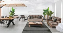 Clearance Bizzotto TAVOLINO IN ALLUMINIO ANTRACITE CX23 - KONNOR