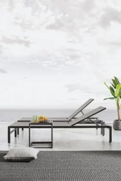 Clearance Bizzotto TAVOLINO IN ALLUMINIO ANTRACITE CX23 - KONNOR