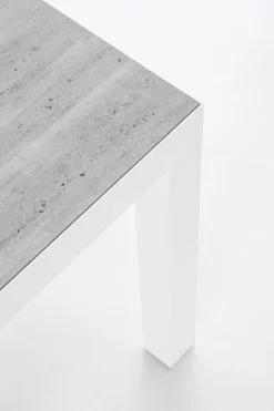 New Bizzotto TAVOLINO IN ALLUMINIO BIANCO JX11 - KLEDI