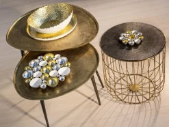 Hot Bizzotto TAVOLINO IN ALLUMINIO 64X72 - KARIMA