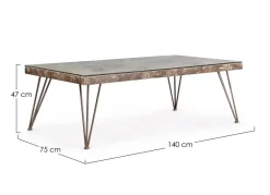 Sale Bizzotto TAVOLINO IN CEMENTO - ATLANTIDE