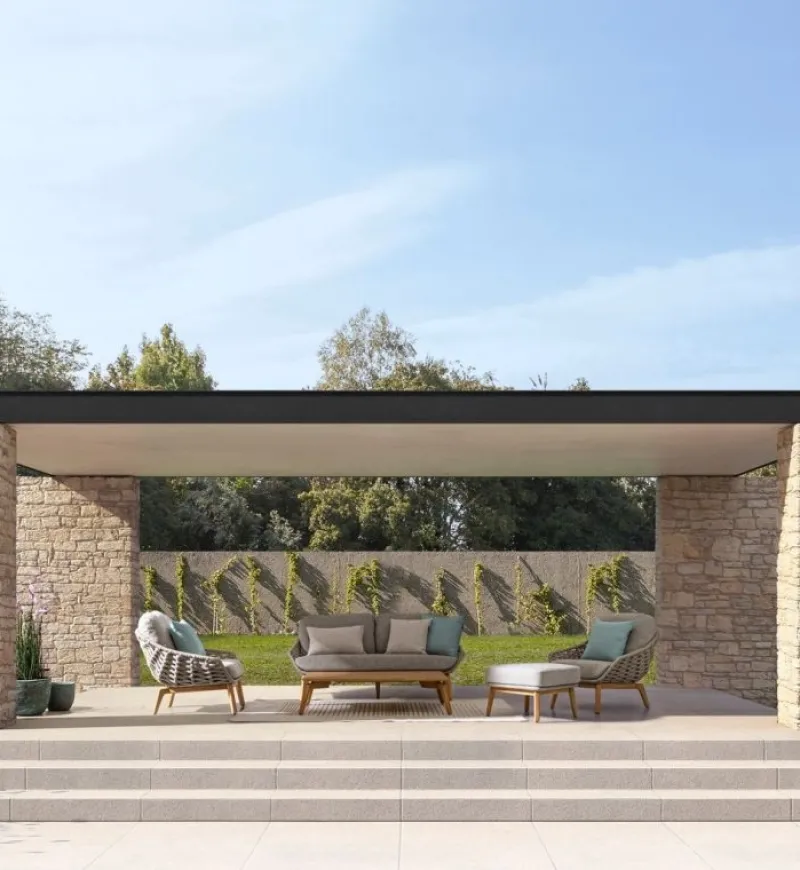 New Bizzotto TAVOLINO IN CORDA 120X70 - TAMIRES