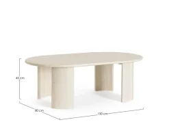 Outlet Bizzotto TAVOLINO IN LEGNO - ORLANDO