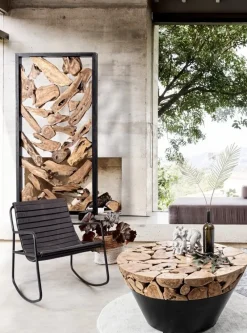 Outlet Bizzotto TAVOLINO IN LEGNO D90 - GRENADA