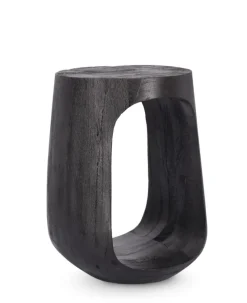 Clearance Bizzotto TAVOLINO IN LEGNO NERO - LOPEZ