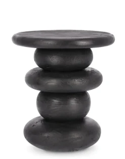 Bizzotto TAVOLINO IN LEGNO NERO - LOPEZ