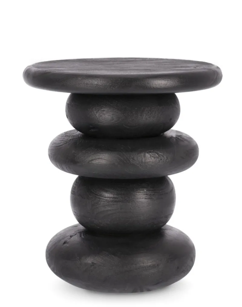 Bizzotto TAVOLINO IN LEGNO NERO - LOPEZ