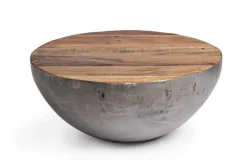 Online Bizzotto TAVOLINO IN LEGNO RICICLATO GRIGIO D70 - LANCASTER