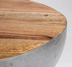 Online Bizzotto TAVOLINO IN LEGNO RICICLATO GRIGIO D70 - LANCASTER