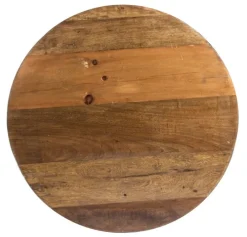 Clearance Bizzotto TAVOLINO IN LEGNO RICICLATO GRIGIO D90 - LANCASTER