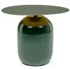 Outlet Bizzotto TAVOLINO IN METALLO VERDONE D50 - NALIMA