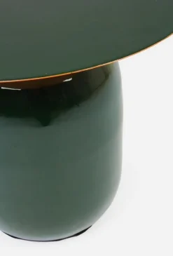 Outlet Bizzotto TAVOLINO IN METALLO VERDONE D50 - NALIMA