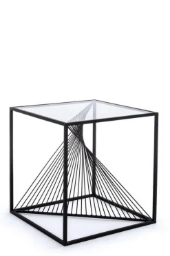 Clearance Bizzotto TAVOLINO IN METALLO 48X48 - ESPIRAL