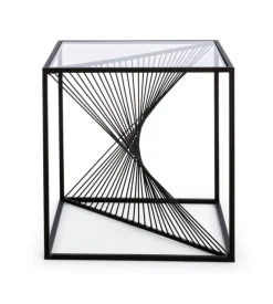 Clearance Bizzotto TAVOLINO IN METALLO 48X48 - ESPIRAL
