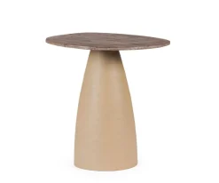 Clearance Bizzotto TAVOLINO STANLEY TOP RUSTIC BROWN 50