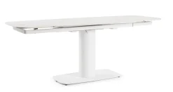 Discount Bizzotto TAVOLO ALL. JEREMIAS 140-200X80 BIANCO