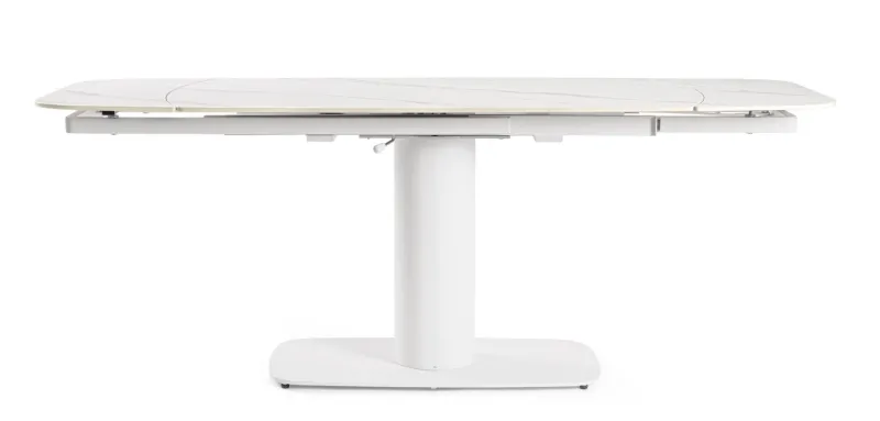 Discount Bizzotto TAVOLO ALL. JEREMIAS 140-200X80 BIANCO