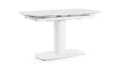 Discount Bizzotto TAVOLO ALL. JEREMIAS 140-200X80 BIANCO