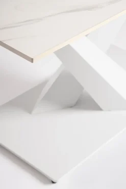 Discount Bizzotto TAVOLO ALL. JOHANNES 160-200X90 BIANCO